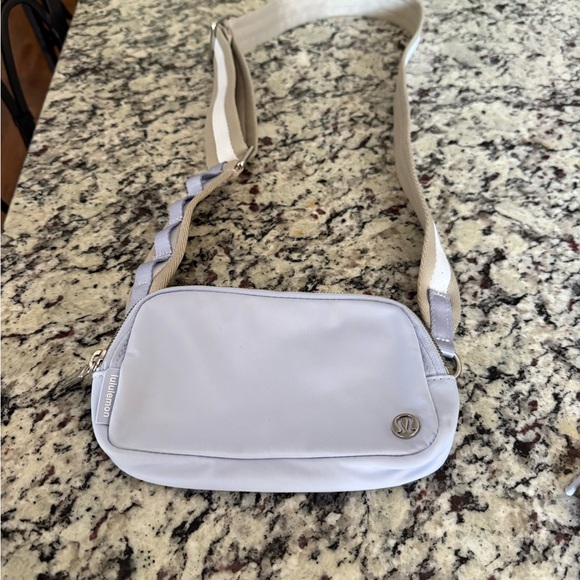 Lululemon Light blue and Tan Crossbody Bag with wallet. - Picture 2 of 4